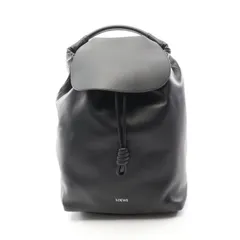 ロエベ LOEWE リュックサック バックパック フラメンコ B411FLKX011100 ブラック レザー フラメンコ バックパック メンズ 新品のサムネイル