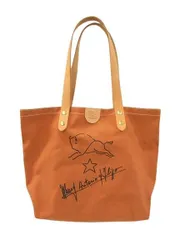イルビゾンテ IL BISONTE CANVAS x LEATHER TOTEBAG キャンバス レザー トートバッグ ハンドバッグ ブラウン系 BAG カバン 手提げ鞄