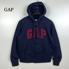 GAP 2016 archive ICON logo zip hoodie S ギャップ 定番ロゴ スウェット ジップパーカー 人気 短丈 平成
