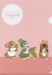 【中古】クリアファイル うさにゃん A4クリアファイル 「mofusand」 セリア限定のサムネイル