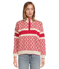 ダールオブノルウェイ レディース アウター ニット・セーター ミニ Dale of Norway Cortina Team Norway Feminine Sweater RaspberryOffwhのサムネイル