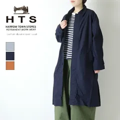 ハロータウンストアーズ HARROW TOWN STORES/HTS コットンポプリンオーバーダイバルマカーンコート INHT2601CP ライトアウター 羽織 レディース メンズ 2026春夏