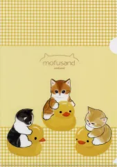 【中古】クリアファイル あひる隊 A4クリアファイル 「mofusand」 セリア限定のサムネイル