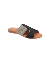 アンドレア アース レディース シューズ サンダル Andre Assous Noor BlackBeige ブラックのサムネイル