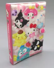 【中古】文房具その他 集合(バルーンデザイン)  システムシール手帳 あそぼうサンリオキャラクターズ きらめきかわいいブック システムシール手帳特大号 付録