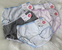 大特価まとめ売り! 新品タグ付 【5枚セット ワコール Wacoal Wing Teen non！PK パンツがくい込みにくい S 型番：RJ3300 カラー：PU/GY/SX/PI】