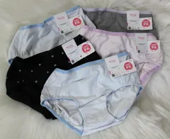 大特価まとめ売り! 新品タグ付 【5枚セット ワコール Wacoal Wing Teen non！PK パンツがくい込みにくい S 型番：RJ3300 カラー：BL/GY/SX/PI】