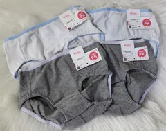 大特価まとめ売り! 新品タグ付 【4枚セット ワコール Wacoal Wing Teen non！PK パンツがくい込みにくい S 型番：RJ3300 カラー：GY/SX】