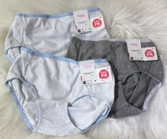 大特価まとめ売り! 新品タグ付 【3枚セット ワコール Wacoal Wing Teen non！PK パンツがくい込みにくい S 型番：RJ3300 カラー：GY/SX】
