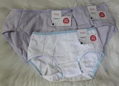 大特価まとめ売り! 新品タグ付 【3枚セット ワコール Wacoal Wing Teen non！PK パンツがくい込みにくい S 型番：RJ3305 カラー：BU/PU】