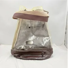 【❗️✨人気コラボ✨❗️】adidas×Stella McCartney リュック クリアPVC×メッシュ 大容量🎒スポーツバッグ 現状品