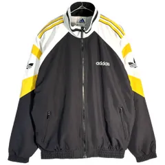 90年代 adidas アディダス トラックジャケット スポーツ ブラック(メンズ M)中古 古着 X6966