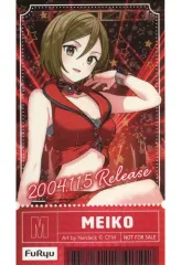 【中古】シール・ステッカー MEIKO チケット風ステッカー 「フリューくじ 初音ミク ぬーどるストッパーフィギュア」 購入特典