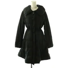 ドーリーガールバイアナスイ DOLLY GIRL by ANNA SUI ダウンジャケット ジップアップ ロング 1 ブラック /DO ■ECE003