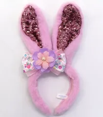 【中古】アクセサリー(非金属) ミスバニー＆とんすけ うさみみカチューシャ ピンク 「ディズニー」 東京ディズニーリゾート限定