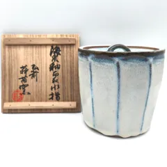 初音窯　青木一男作 花瓶　未使用品　木箱あり（蓋なし） 初音窯 青木一男作 花瓶 未使用品 木箱あり（蓋なし） 【公式通販】