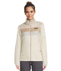 エルエルビーン レディース アウター コート ジャケット LLBean Mountain Classic Puffer Jacket ColorBlock ShorePaperwhit