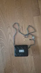 チェーン ブラック キルティング ミニバック