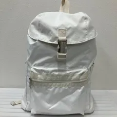 1294　LeSportsac　レスポートサック　 リュック　バックパック　白　 SMART FLAP BACKPACK　神崎恵　 コラボ　ピュアホワイト　ナイロン　 軽量　レディースのサムネイル