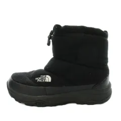 ザノースフェイス THE NORTH FACE ヌプシ ブーティー NUPTSE BOOTIE ショートブーツ ロゴ 25.0cm 黒 ブラック NF51879 /AN43