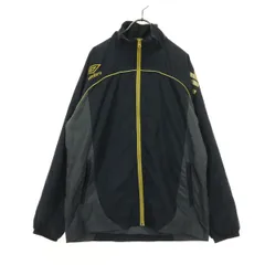 美品 umbro アンブロ ワンポイントロゴ 長袖 ウインドブレーカー M ブラック メンズ 古着のサムネイル