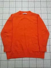 ◇ Θ ザラ ZARA クルーネックニットセーター オレンジ系 Sサイズ メンズ E  【1603020001669】