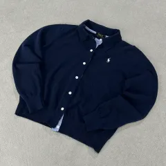 ポロ ラルフローレン ネイビー カーディガン s