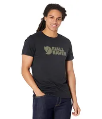 フェールラーベン メンズ トップス シャツ Tシャツ ロゴ Fjallraven Logo TShirt Black ブラックのサムネイル