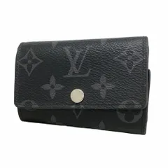 ルイ・ヴィトン(Louis Vuitton) ルイ・ヴィトン アクセサリー・キーケース モノグラム・エクリプス ミュルティクレ6 M82603 ブラックメンズ