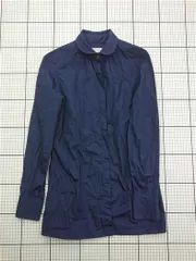◇ Θ メーカーズシャツ鎌倉 Maker's Shirt 鎌倉 コットンシャツ ネイビー系 メンズ JP7 E  【1603020002550】