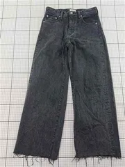 ◇ Θ アングリッド Ungrid ヴィンテージストレートデニムパンツ ブラック系 レディース 25 E  【1603020001980】