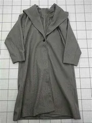 ◇ ⊇ クラッチ clutch. 216-316-7137 フード付きロングコート グレー系 レディース E  【1603020002840】