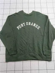 ◇ Θ フリークスストア FREAK'S STORE PORT ORANGE スウェット グリーン系 メンズ E  【1603090020874】