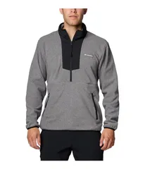 コロンビア メンズ アウター コート ハーフジップ フリース Columbia Sequoia Grove Half Zip Fleece City Grey Heather Black ブラック