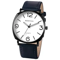 【新品】 腕時計 メンズ レザー アンティーク 防水: 革ベルト 防水 アナログ クオーツウォッチ シンプル メンズ アクセサリー - 誕生日 クリスマス バレンタインデー プレゼント