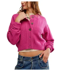 フリーピープル レディース アウター ニット・セーター Free People Lila Cardi Plumdrop