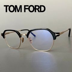 トムフォード メガネ サーモント ブロー ブラック ゴールド 黒 金