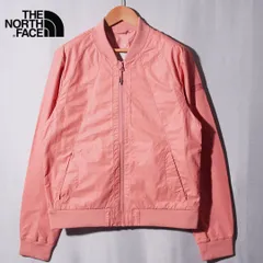 未使用 タグ付き THE NORTH FACE ノースフェイス ブルゾン XL サーモンピンク ロゴ刺繍 ナイロンジャケット オーバーサイズ ビッグシルエット デッドストック 古着 E366