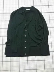 ◇ ⊇ プラステ PLST 12-1403002 ウール混カーディガン ブラック系 S レディース E  【1603160003769】