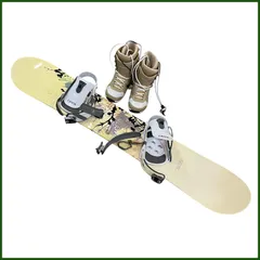中古●IGNIO/イグニオ●WILDFLOWER スノーボード レディース　白 ブーツ24cm/ビンディング付き スノボ ホワイト系のサムネイル