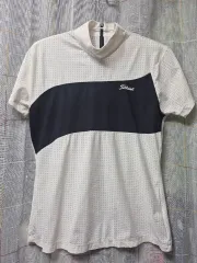 Titleist(タイトリスト) レディース ゴルフ 半袖Tシャツ 白/ブラック