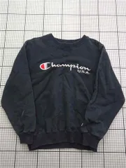 ◇ ⊇ チャンピオン Champion CP-6200 キッズスウェットトレーナー 150 ブラック系 子供用 E  【1603160004209】