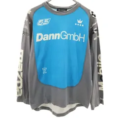 BEAMS T ビームス ティー 長袖 Tシャツ ブルー系 DannGmbH ロンT メンズ 古着