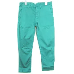 ドミンゴ Domingo D.M.G パンツ ストレッチ 綿 S グリーン kz14857