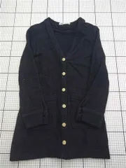 ◇ ⊇ ザラ ZARA ロングカーディガン ブラック系 Mサイズ レディース E  【1603160004520】