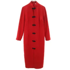 ZARA ザラ 長袖 ワンピース M レッド レディース 古着