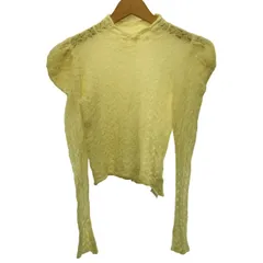 【中古】　SNIDEL　セーター　長袖　ニット　トップス　パフスリーブ　無地　古着　/2403