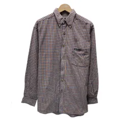【中古】　Abercrombie＆Ficth　チェックシャツ　長袖　シャツ　トップス　ボタンダウン　胸ポケット　ワンポイント　ブランドロゴ　アメカジ　古着　/1555のサムネイル