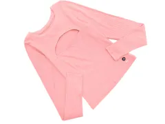 新品 Hollister ホリスター フロント カットアウト カットソー sizeM/ピンク ■◇ レディースのサムネイル
