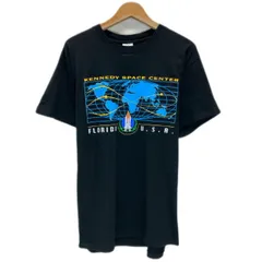 【中古】　anvil　Tシャツ　90s vintage　90年代　半袖　カットソー　トップス　クルーネック　プリント　KENNEDY SPACE CENTER　プリシュランク　USA製　古着　/1103のサムネイル